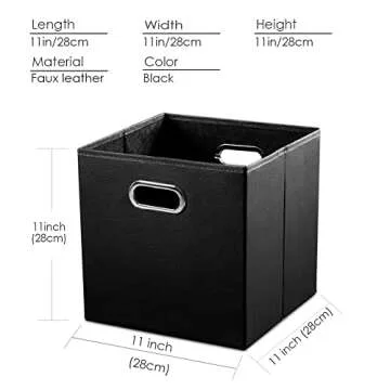 Stylish and Sturdy PRANDOM Leather Storage Bins