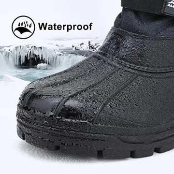 ALEADER Waterproof Winter Boots for Men Hiking Shoes