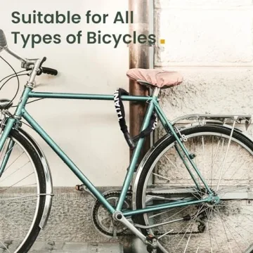 Titanker Heavy Duty 3ft Bicycle Lock for All Outdoor Use