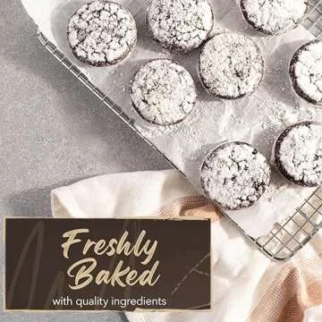 Valentines Gift Baskets, Holiday Chocolate Crinkle Cookie Gifts for Women, Gourmet Food Delivery for Men, Grandma, Coworkers Family and Friends