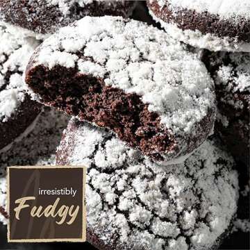 Valentines Gift Baskets, Holiday Chocolate Crinkle Cookie Gifts for Women, Gourmet Food Delivery for Men, Grandma, Coworkers Family and Friends