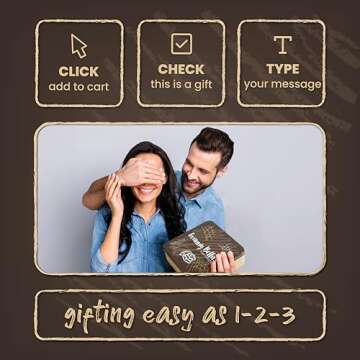 Valentines Gift Baskets, Holiday Chocolate Crinkle Cookie Gifts for Women, Gourmet Food Delivery for Men, Grandma, Coworkers Family and Friends