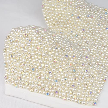 ELLACCI Beaded Rhinestone Bustier Top Elegant Adjustable
