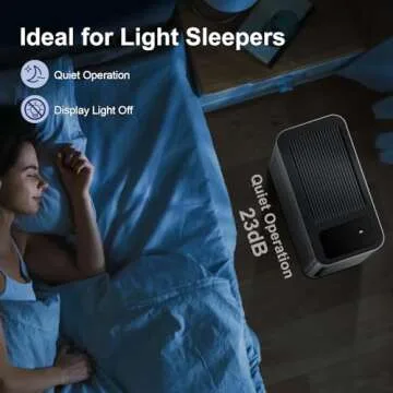 ToLife Air Purifiers for Home Large Room Up to 2000 Ft² with PM 2.5 Display Air Quality Sensor, Auto Mode, Timer, HEPA Air Purifier for Bedroom Filters Smoke, Pollen, Pet Dander, Allergies, Grey