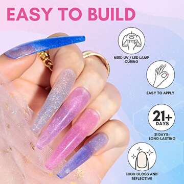 Transform Your Nails with Makartt Jelly Glitter Gel Kit