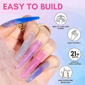 Transform Your Nails with Makartt Jelly Glitter Gel Kit