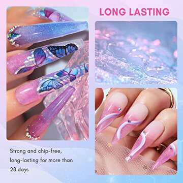 Transform Your Nails with Makartt Jelly Glitter Gel Kit