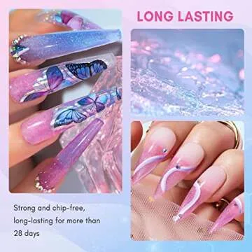 Transform Your Nails with Makartt Jelly Glitter Gel Kit