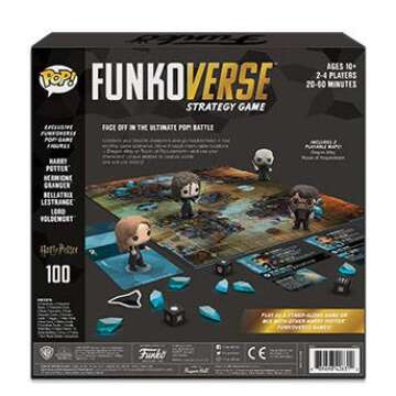Funko Pop! - Funkoverse Harry Potter Strategy Game Bundle of 2 - Base Game HP 100 and Expandalone HP 101