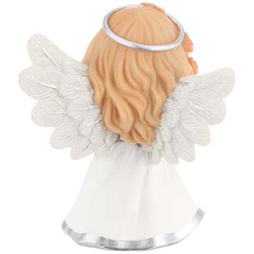 Precious Moments Inspirational Angels Forever in My Heart Resin Figurine 183428, Multicolor