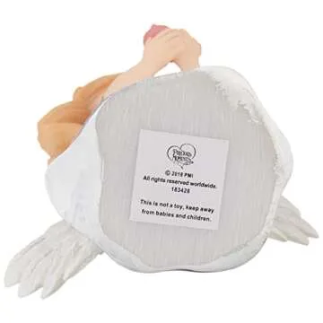 Precious Moments Inspirational Angels Forever in My Heart Resin Figurine 183428, Multicolor