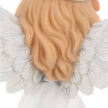 Precious Moments Inspirational Angels Forever in My Heart Resin Figurine 183428, Multicolor