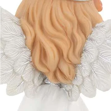 Precious Moments Inspirational Angels Forever in My Heart Resin Figurine 183428, Multicolor