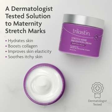 TriLASTIN Maternity Stretch Mark Bundle for Moms