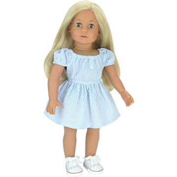 Sophia's Cute Canvas Sneakers for 18-Inch Dolls