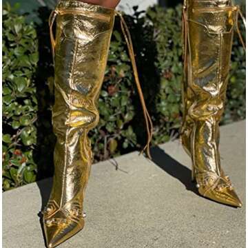 Stylish Liliana Bexie-3 Knee High Heels for Women