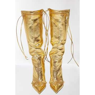 Stylish Liliana Bexie-3 Knee High Heels for Women