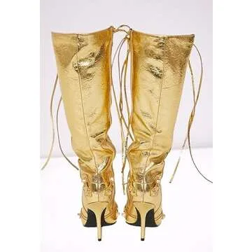 Stylish Liliana Bexie-3 Knee High Heels for Women