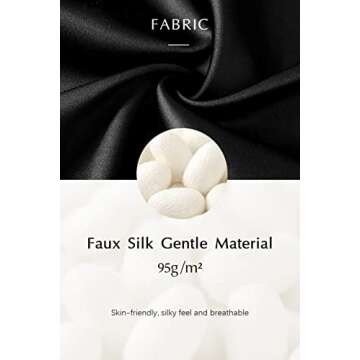 BABEYOND Satin Kimono Robe - Lightweight Wedding & Bridal Gown