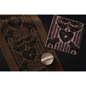 Speedball 4108 Speedy-Carve Block Printing Carving Block – Soft, Easy Carve Surface – 4 x 6 Inches, Pink