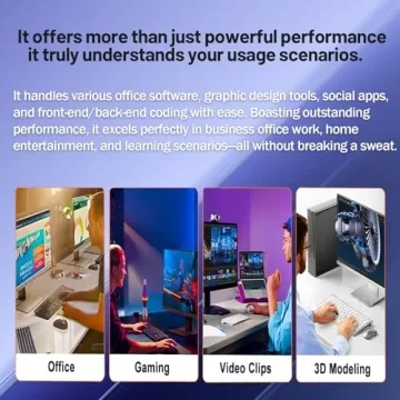 Suevery Gaming PC Ryzen 7 32GB DDR5 RTX 5060 1TB SSD