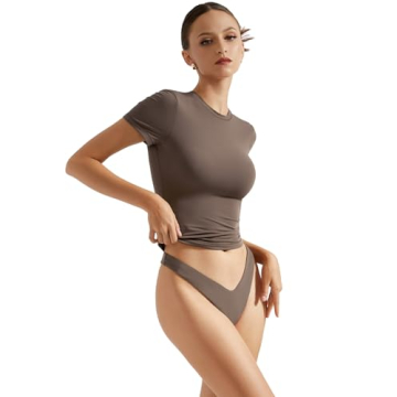 SUUKSESS Fitted Basic Tee - Comfort Meets Style in Mocha