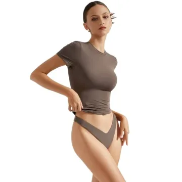 SUUKSESS Fitted Basic Tee - Comfort Meets Style in Mocha