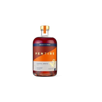 Pentire Coastal Spritz 70cl - Botanical Alcohol Free Aperitif - Distilled from Native Cornish Plants - No Added Sugar - Vegan - Nothing Artificial - Non Alcoholic Blood Orange Spritz