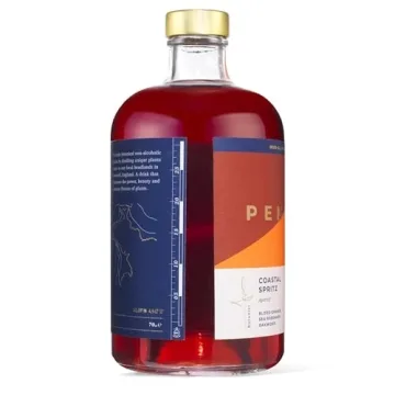 Pentire Coastal Spritz 70cl - Botanical Alcohol Free Aperitif - Distilled from Native Cornish Plants - No Added Sugar - Vegan - Nothing Artificial - Non Alcoholic Blood Orange Spritz