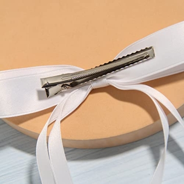 Elegant Hair Clips with Tassel Bowknot for Women