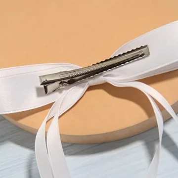 Elegant Hair Clips with Tassel Bowknot for Women