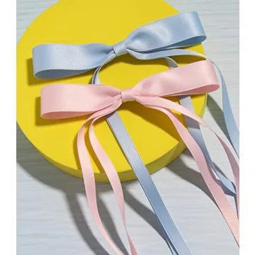 Elegant Hair Clips with Tassel Bowknot for Women