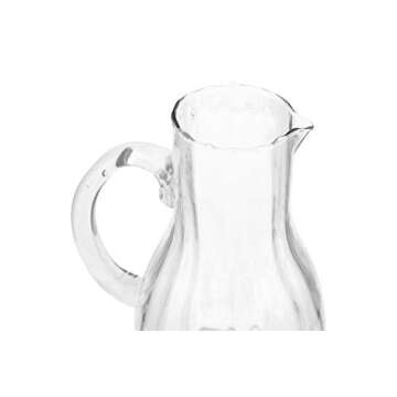 Creative Co-Op Hand-Blown Glass Pitcher 24 oz