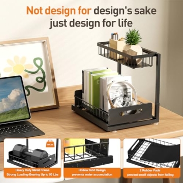 Pull Out Under Sink Organizer 2 Pack