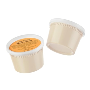 Pure Raw Mango Butter 16 oz for Skin and Hair Care
