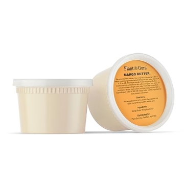 Pure Raw Mango Butter 16 oz for Skin and Hair Care
