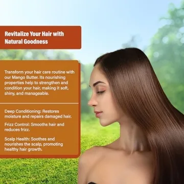 Pure Raw Mango Butter 16 oz for Skin and Hair Care