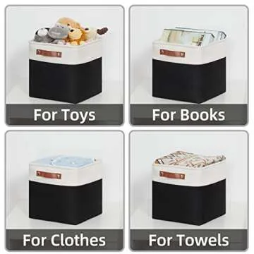 Stylish HNZIGE Foldable Storage Baskets Set for Home