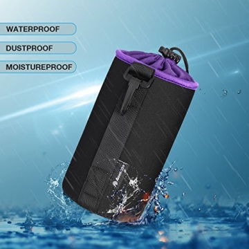 Powerextra Lens Pouch Set for DSLR Gear Protection