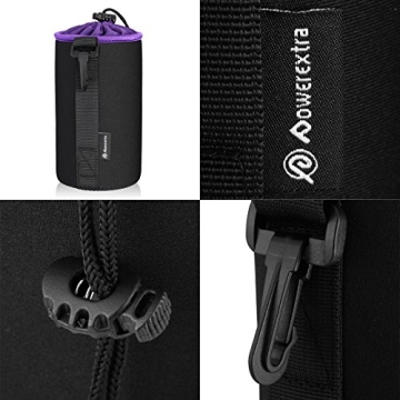 Powerextra Lens Pouch Set for DSLR Gear Protection