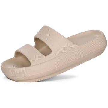 shevalues Orthopedic Slide Sandals for Women with Arch Support Pillow Soft Recovery Slip on Sandals ...