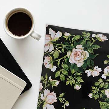 Pack It Chic - 10X13 (100 Pack) Floral Pattern Poly Mailer Envelope Plastic Custom Mailing & Shipping Bags - Self Seal