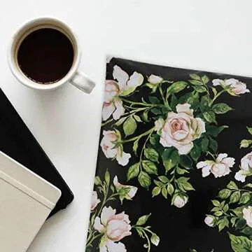 Pack It Chic - 10X13 (100 Pack) Floral Pattern Poly Mailer Envelope Plastic Custom Mailing & Shipping Bags - Self Seal