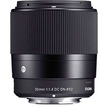 Sigma 30mm F1.4 Contemporary DC DN Lens for Sony E Black