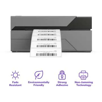 Rollo Direct Thermal 2x1 Barcode Labels - Roll of 1,000 Thermal Labels (Commercial Grade)