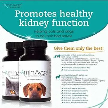 AminAvast Kidney Supplement for Dogs - Supports Health