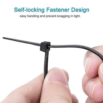 Heavy Duty HMROPE Zip Ties - 100 Pack, 50 lbs Strength