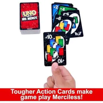 Owzy Mattel UNO, Show ‘em No Mercy | Game Card, Kids, Adults, Family Night, 2-10 Players | Iconic Characters, Engaging Gameplay, Develop Strategies & Skills Bundle
