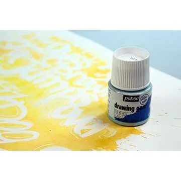 Pebeo Easy Peel Liquid Latex Masking Fluid - Drawing Gum - Dries Quickly - For Ink - Watercolor - Gouache Painting & Illustration - Fine Arts & Crafts Supplies - 250ml Bottle