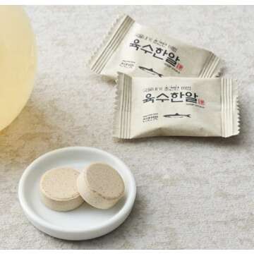 HaeTongryeong Freeze-dried, Deep Taste Coin Stock 100g(4g x 25pcs, 0.22lb, 3.52oz), Korean Broth, So...